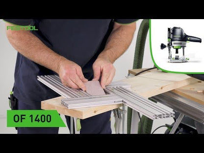 Festool OF 1400 EBQ-Plus + défonceuse Box-OF-S 1400 W 6 - 12,7 mm (576540) + jeu de défonceuse 10 pièces + Systainer