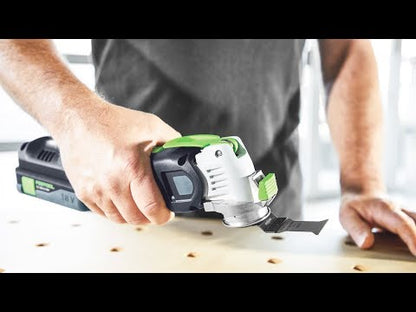 Festool VECTURO OSC 18 E-Basic oscilador de batería 18 V Starlock Max (576591) sin escobillas + systainer - sin batería, sin cargador (sucesor de 574848)