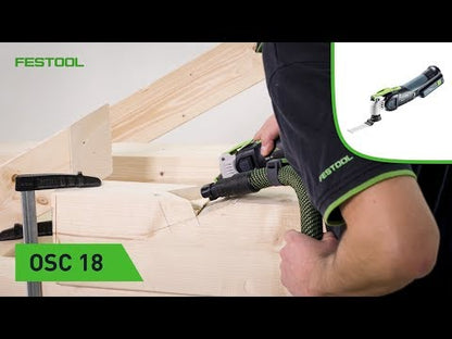 Festool VECTURO OSC 18 E-Basic Set Akku Oszillierer 18 V Starlock Max ( 576592 ) Brushless + 7 tlg. Zubehör Set + Systainer - ohne Akku, ohne Ladegerät ( Nachfolger von 574849 )