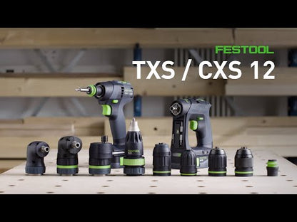 Festool TXS 12 2,5 set perceuse-visseuse sans fil 12 V 30 Nm sans balais (576874) + 2x batterie 2,5 Ah + chargeur + jeu d'embouts + systainer