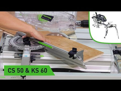 Festool KAPEX KS 60 E - UG - Set XL Scie à onglets radiale avec Festool UG-KA-KS 60 Set Châssis de transport ( 574789 )