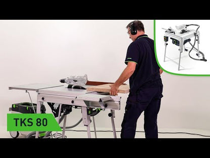 Festool TKS 80 EBS Set Scie circulaire sur table 2200 Watt 254 mm SawStop Technologie ( 575828 )