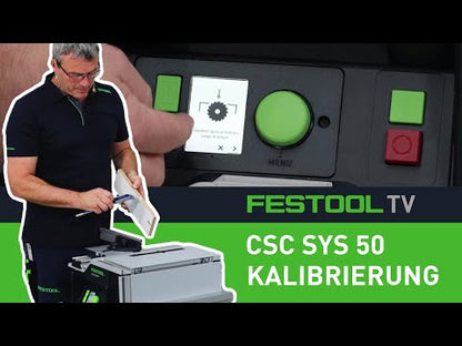 Festool CSC SYS 50 EBI-Plus Akku Tischkreissäge 36 V ( 2x 18 V ) ( 577374 ) 168 mm Brushless + 2x Akku 5,0 Ah + Ladegerät + Systainer