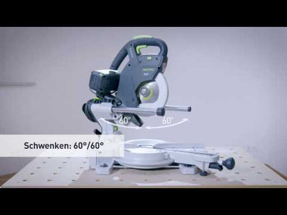 Festool KAPEX KS 60 E - UG - Set XL Scie à onglets radiale avec Festool UG-KA-KS 60 Set Châssis de transport ( 574789 )