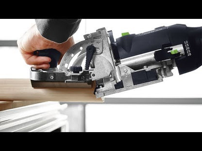 Festool DF 500 Q-Set canteadora 420 vatios 4 - 10 mm (576420) + tope de tira + tope transversal + Systainer - sucesor de 57442