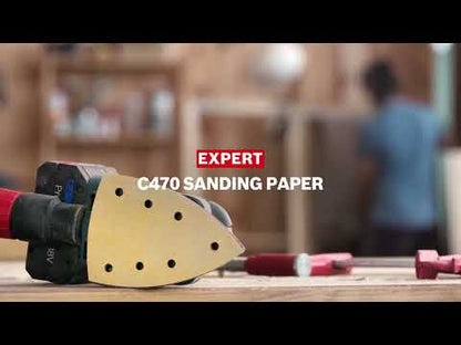 Bosch EXPERT C470 Papiers abrasifs 100 x 150 mm 7 trous G 80 - 10 pièces (2608901116) pour multi-ponceuses