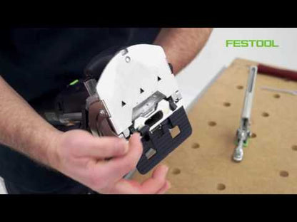 Festool DF 500 Q-Set canteadora 420 vatios 4 - 10 mm (576420) + tope de tira + tope transversal + Systainer - sucesor de 57442