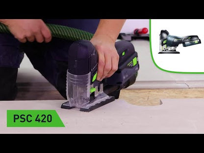 Festool CARVEX PSC 420 HPC 4,0 EBI-Plus Akku Pendelstichsäge 18 V ( 576525 ) 120 mm Brushless + 1x Akku 4,0 Ah + Ladegerät + systainer