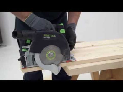 Festool HKC 55 5,0 EBI-Set-FSK 420 Akku Handkreissäge 18 V 160 mm Brushless ( 577675 ) + 2x Akku 5,0 Ah + Ladegerät + Kappschiene + Systainer